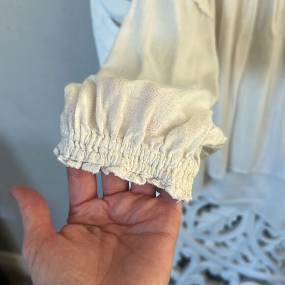 Ivory Peasant Top - Picture 4 of 8